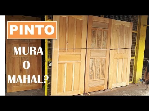 Video: Mahogany veneer na mga panloob na pinto