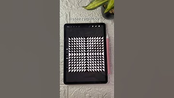 How to draw 3D Art in Procreate #shorts #art #digitalart #illustration #3d #opticalillusion #drawing