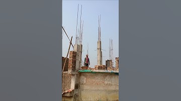 Plinth level complete😱Started Column casting upto Lintel level 🏨#shorts #shortvideo #viral #youtube