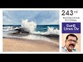 Watercolor painting | Sea scape painting | Tutorial |