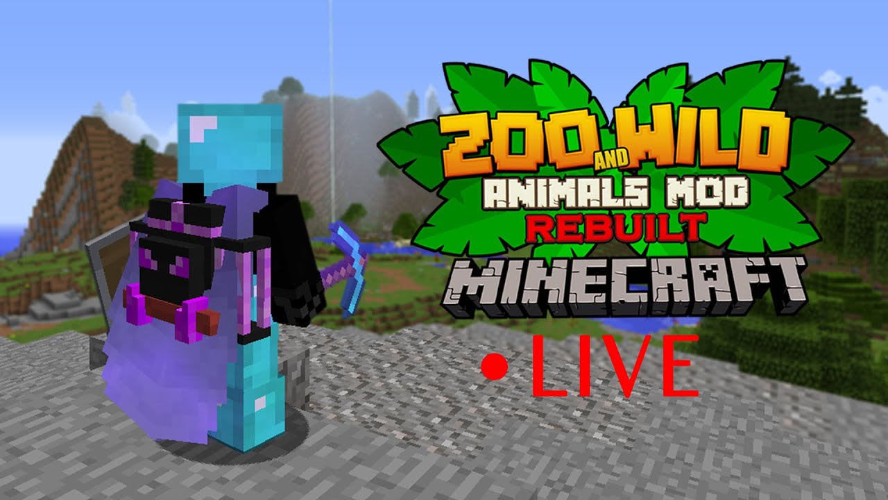 Minecraft: Zoo and Wild Animal (ZAWA) Mod - LIVESTREAM #12 - Unfinished ...