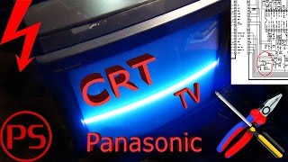 Эпичный ремонт Panasonic-a (полоса и видеосигнал)