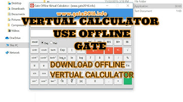 Vertual Calculator Download || Gate  || For PC