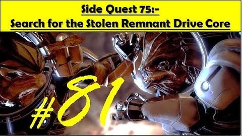 Mass Effect Andromeda - Search for the Stolen Remnant Drive Core | Trace stolen drive core
