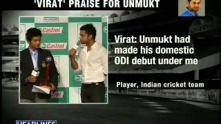 Unmukt a very special player, says Virat Kohli