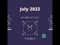 ♉️ Taurus 💌  Be Cautious on Your Next Step. Love and General Tarot Reading for July 2022.