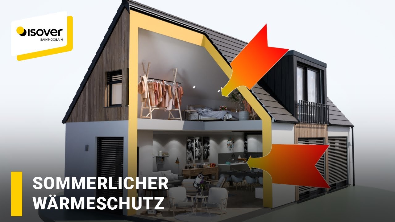 Sommerlicher Wärmeschutz | ISOVER - YouTube