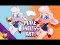 How To Make Better LINELESS Art!