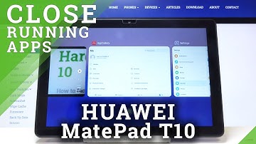 How to Deactivate Background Apps in HUAWEI MatePad T10 – Turn Off Running Apps