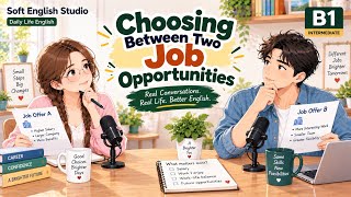 Choosing Between Two Job Opportunities | British English Listening Practice | B1 screenshot 3