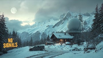 No Signals: Freezing Winter at a Secret Radar Station – Sci-Fi Ambience | 4K