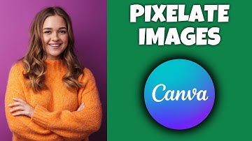 How To Pixelate An Image In Canva | Canva Tutorial