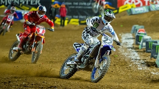 Reed, Dungey battle for podium contention in Phoenix - Monster Energy Supercross 2017