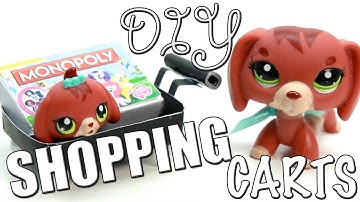 Miniature Shopping Cart Tutorial - DIY for LPS and Dolls