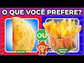 🔄 O QUE VOCÊ PREFERE? 🍰 COMIDAS BRASILEIRAS #2 🟩🟨 | #macaquiz #quiz 🐵