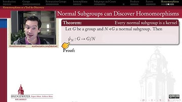 301.10F Kernels are Normal Subgroups are Kernels