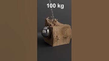 How much weight does it take to break wooden blocks?