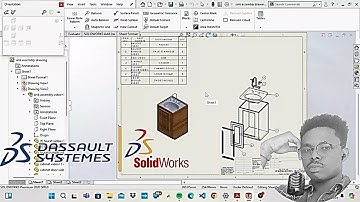 🛠️ SolidWorks Tutorial: Creating Drawings from Assemblies 📐