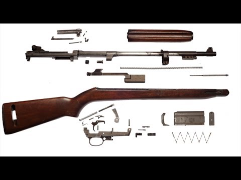 Field Strip: M1 Carbine .30cal Rifle - YouTube