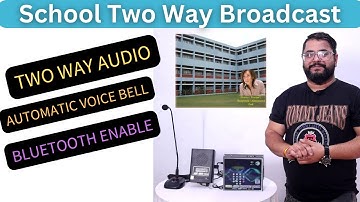 How to Install Two Way School Broadcast System | #twowaybroadcast #broadcast #schoolspeaker