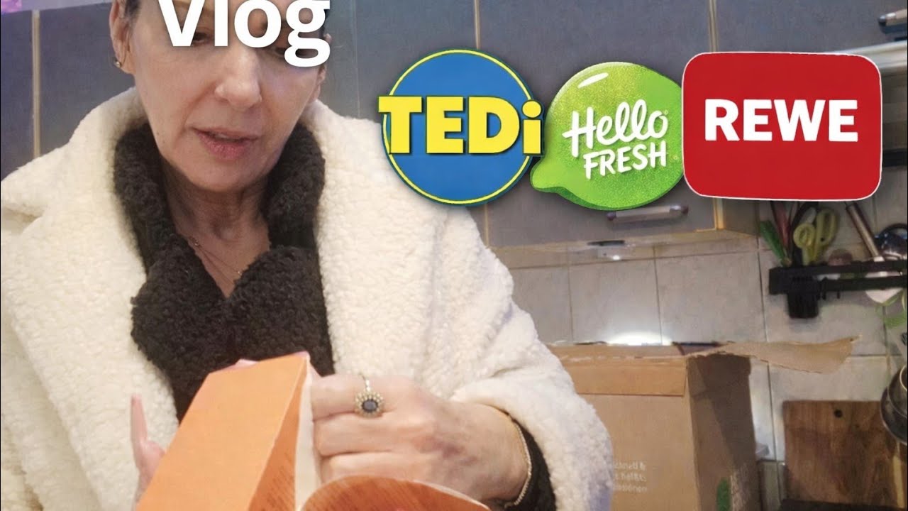 Vlog + Tedi Haul + Rewe Haul + Winter Gassi 