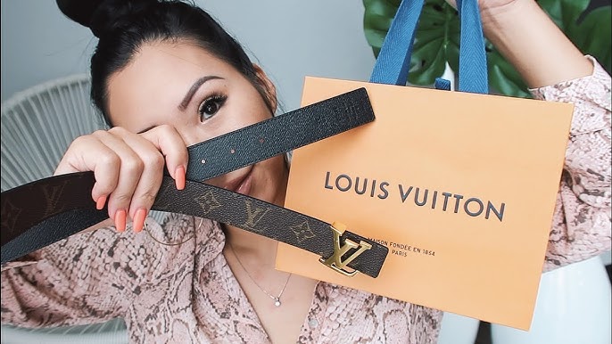 LOUIS VUITTON MONOGRAM ECLIPSE REVERSIBLE 40MM BELT UNBOXING REVIEW 