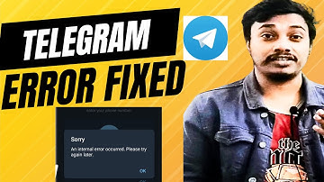 Fix An Internal Error Occurred Please Try Again Telegram | Telegram Login Error