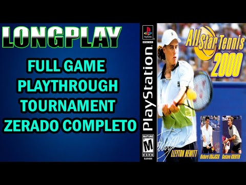 Longplay All Star Tennis 2000 [PS1] Full Game Playthrough Tournament Zerado Completo