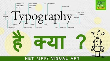 What is Typography understand with this theory Video on visual art .