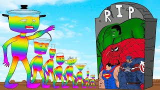 Long Slide Game With Cow Elephant Gorilla Hippopotamus Tiger 3d Animal Game Funny 3d Animals