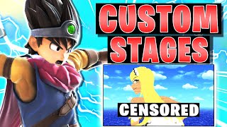 CHECKING OUT CUSTOM STAGES - Super Smash Bros. Ultimate