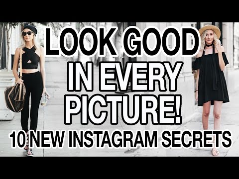 HOW TO LOOK GOOD IN EVERY PICTURE | 10 NEW INSTAGRAM SECRETS!