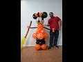 Halloween Minnie Mouse Balloon Column tutorial   DIY Minnie Balloon Decoration Idea