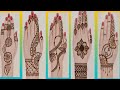 Simple backhand Mehndi Design for beginners/ Easy Mehndi Design/Mehndi ka Design/ Mehndi design