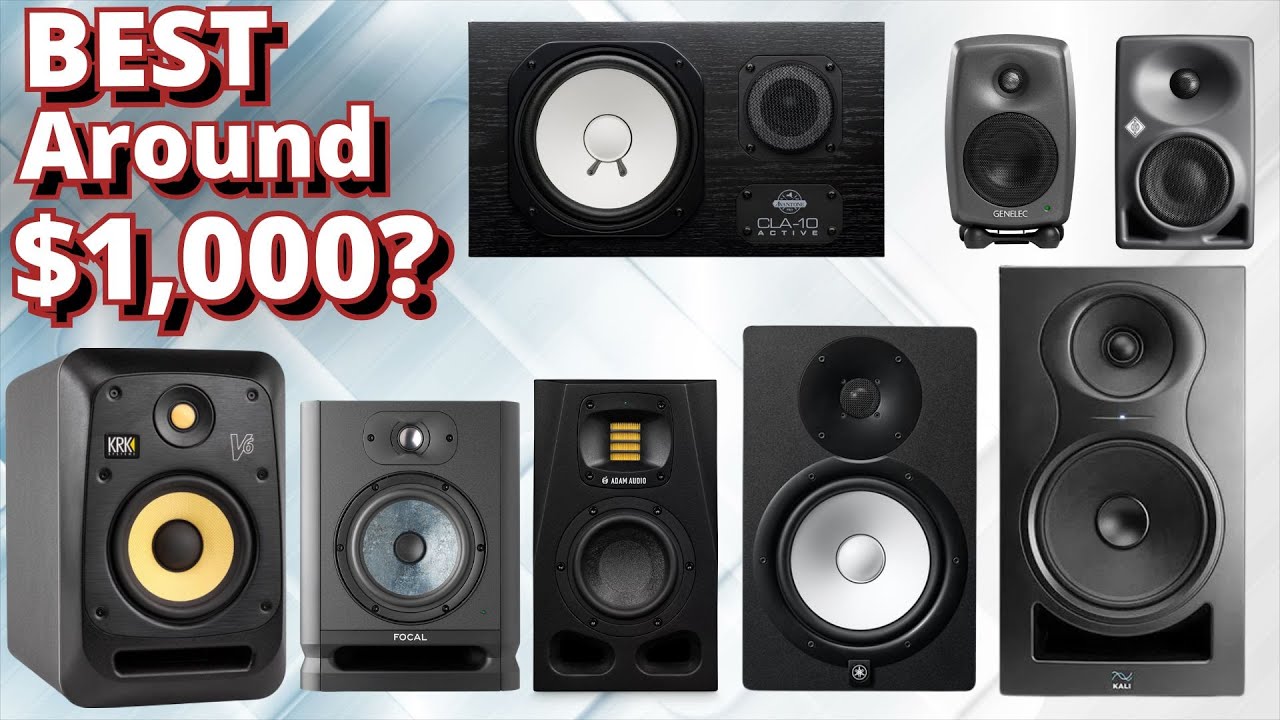 Рейтинг лучших студийных мониторов стоимостью около 1000 долларов [2025, $600–$1600]