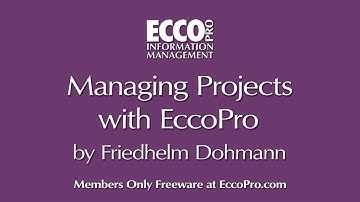EccoPro Project Manager