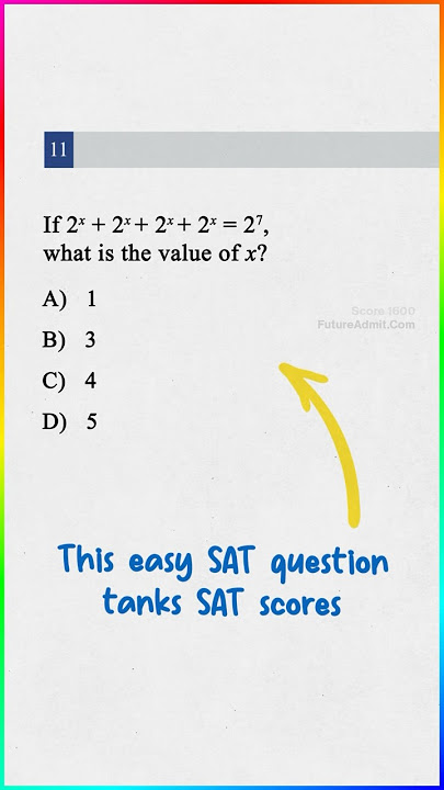 This easy SAT question tanks SAT scores 🤐 #digitalsat #satprep