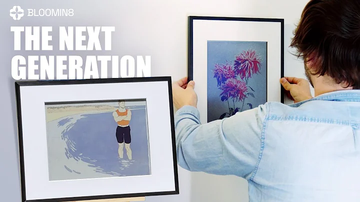 Color E-Ink on Your Wall! BLOOMIN8 E-Ink Canvas Hands-On Review