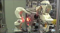 Loading and Unloading Valve Plugs - Kawasaki RS005N robot