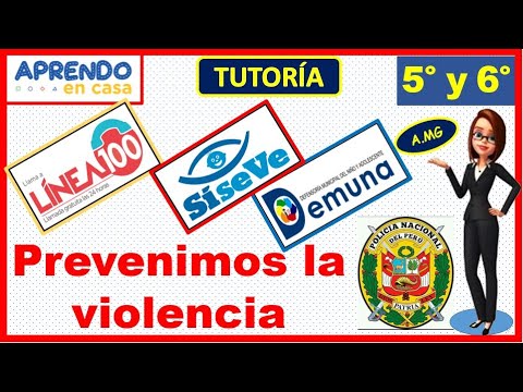 PREVENIMOS LA VIOLENCIA/ TUTORÍA/ MIRTHA SAMAME - 5°Y 6°