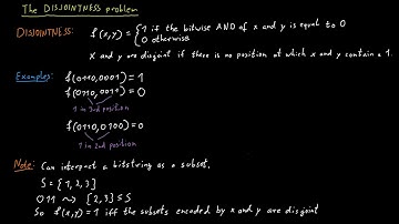 The DISJOINTNESS Problem