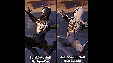 Symbiote Suit vs Anti-Venom Suit Marvel's Spider-Man 2| #spidermangame
