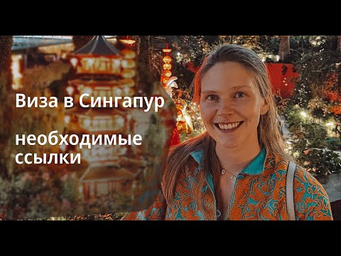 Туристическая виза в Сингапур 2023. Все необходимые ссылки в описании.