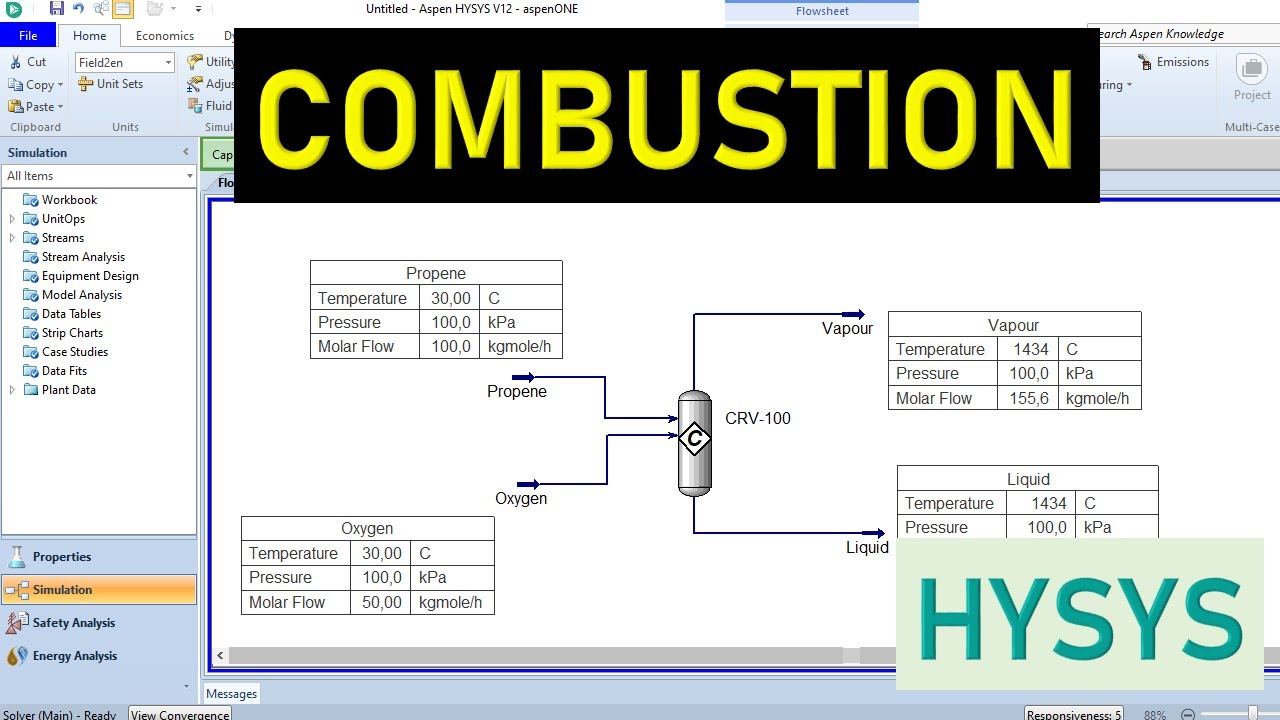 HYSYS 16 Combustion YouTube
