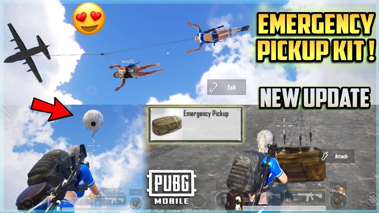 Emergency Pickup Feature New Update Gameplay BGMI PUBG Mobile 2.0