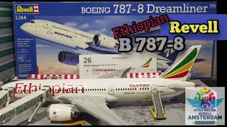 Assembling / revell 1-144 / Boeing 787-8 / ethiopian airlines / 26decals / special 500sub intro