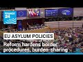 Eu parliament adopts sweeping asylum reform  france 24 english