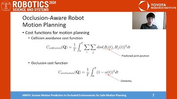 RSS 2020, Spotlight Talk 51: HMPO: Human Motion Prediction in Occluded Environments for Safe Moti...
