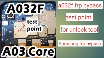 Samsung A032F A03 Core frp reset done by unlocktool