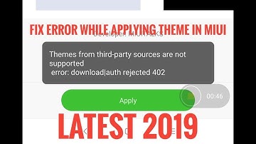 💯 working |    How To fix theme error in miui 10 / all miui latest 2019 | Mixed Gyan